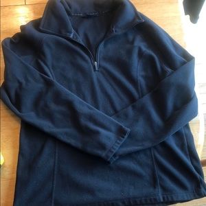 Lands’ End 1/4” zipper pullover fleece